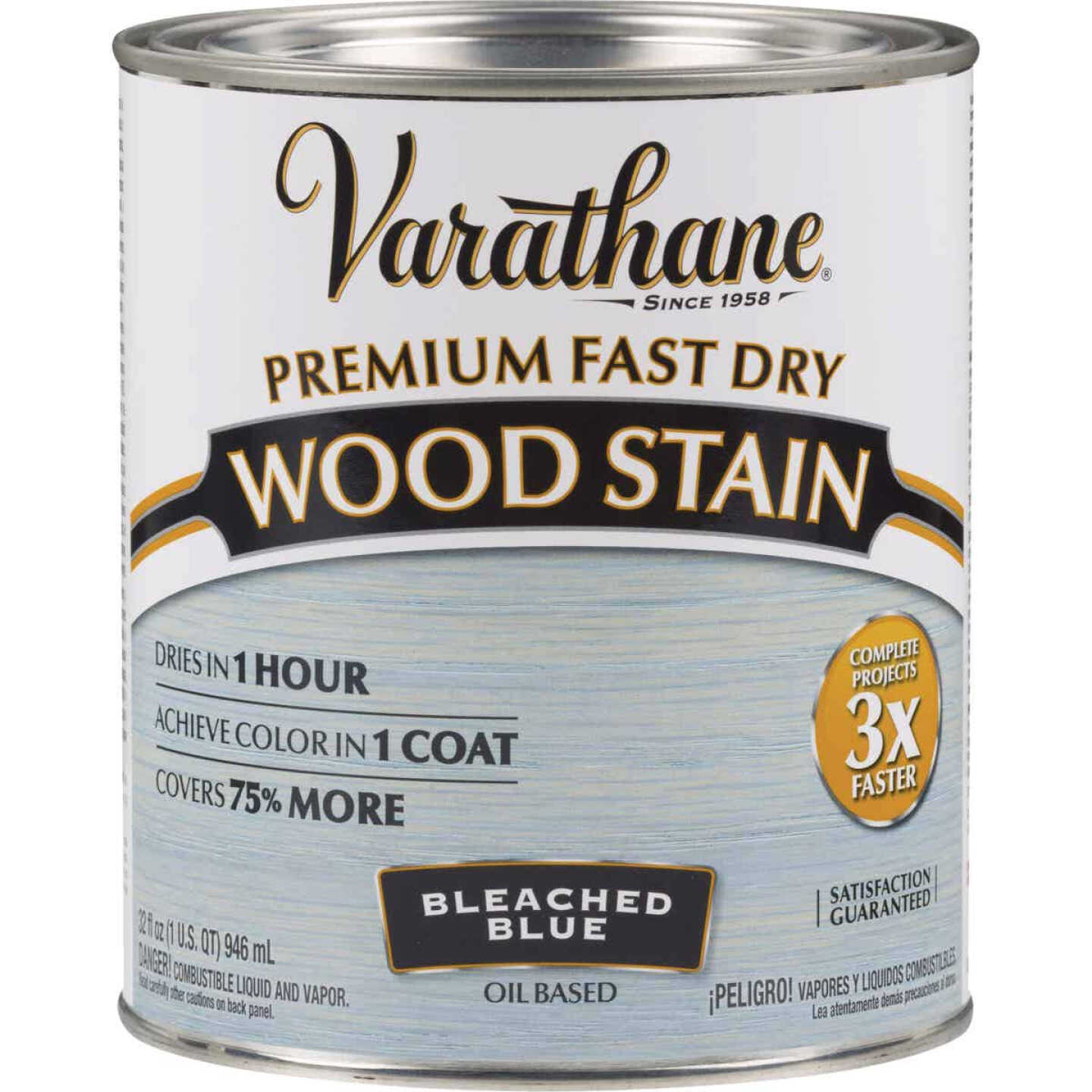 Varathane Fast Dry Bleached Blue Urethane Modified Alkyd Interior Wood  Stain, 1 Qt. - Kenyon Noble Lumber & Hardware